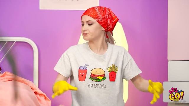 ИДЕИ ДЛЯ ЭКСТРЕННЫХ СЛУЧАЕВ! || Крутые лайфхаки с одеждой от 123 GO! GOLD смотреть онлайн