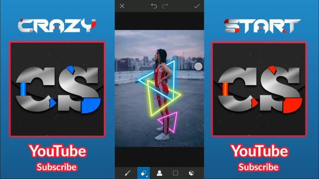 Picsart neon ( неон ) effect | Как редактировать фото в picsart | Picsart Editing Tutorial смотреть онлайн