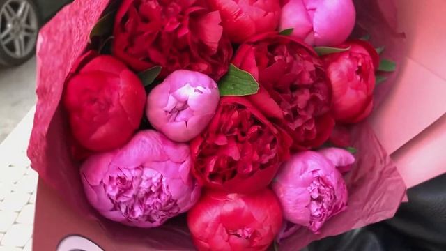 Букет из 11 пионов микс STANDART PLUS смотреть онлайн