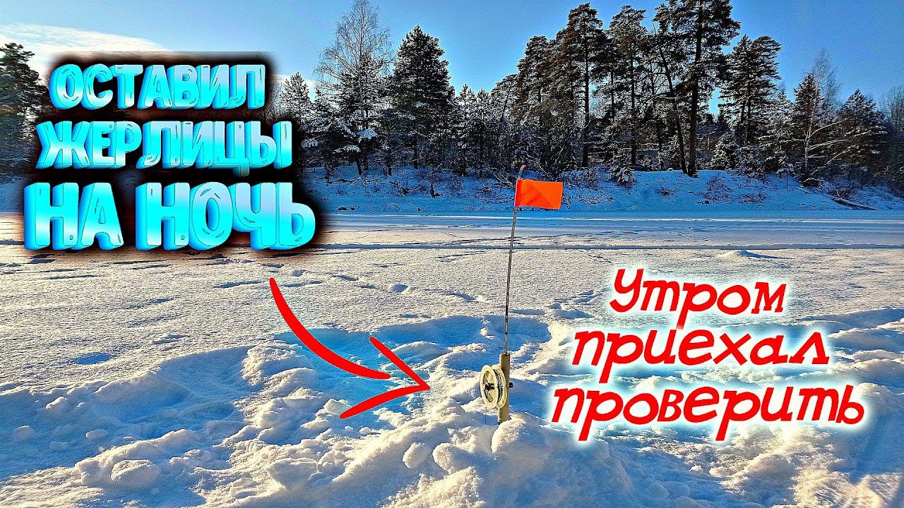 ✔ Оставил жерлицы на ночь Утром приехал проверить смотреть онлайн
