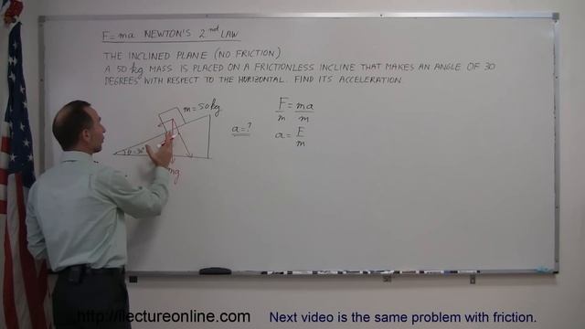 Physics - Mechanics: The Inclined Plane (1 of 2) Frictionless смотреть онлайн