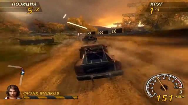 Дикие лаги на дерби #2 FlatOut 2 смотреть онлайн