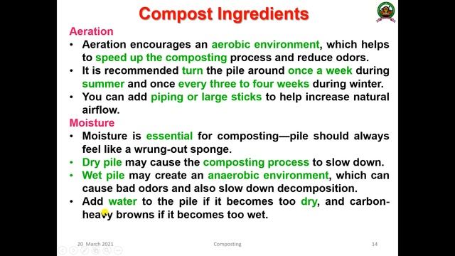 Sanitation Microbiology-Module 4-Composting (Aerobic and anaerobic)-6Sem B.Sc Microbiology смотреть онлайн