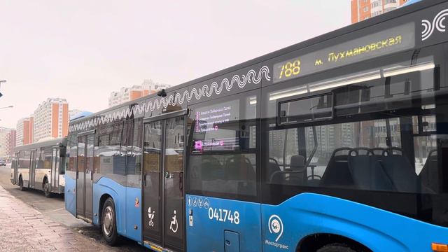 Автобус НефАЗ-5299-40-52 следует по маршруту 788 ”13-й Квартал Люберецких Полей - м. Лухмановская” смотреть онлайн