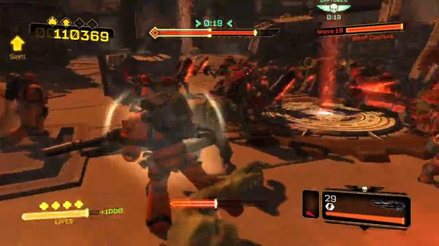 Knights of Gryphonne against enemies of the Imperium | Warhammer 40,000: Space Marine смотреть онлайн