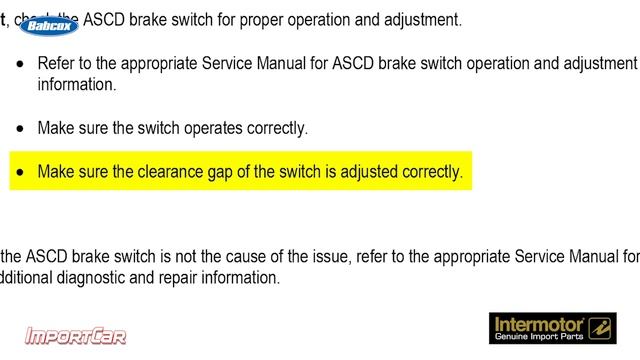 Brake pedal switch adjustment | Tech Minute смотреть онлайн