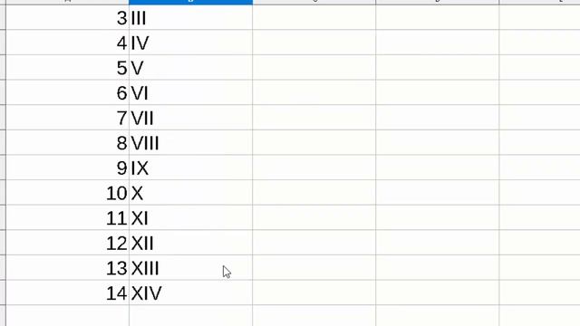 Convert in Roman Number in Libre calc@computer & excel solution смотреть онлайн