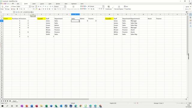 This video explains how to use Count functions in LibreOffice Calc смотреть онлайн