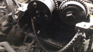 Как заменить цепь ГРМ nissan almera