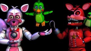МИФЫ FNAF - САРА ПИРАТ - АНИМАТРОНИК-ПОПУГАЙ И ПОДРУГА ФОКСИ!