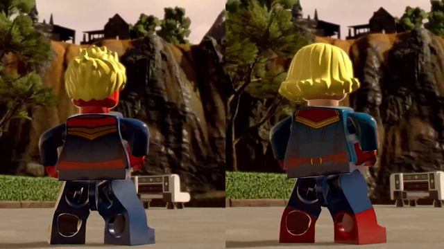 Evolution of Avengers Infinity War Characters in LEGO Marvel Super Heroes 2 Side by Side Comparison смотреть онлайн