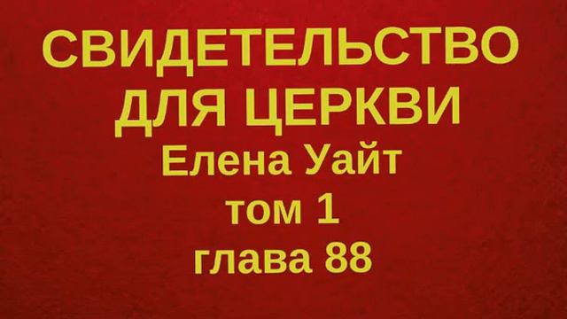 глава 88 СВИДЕТЕЛЬСТВО ДЛЯ ЦЕРКВИ том 1 смотреть онлайн