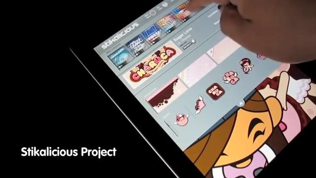 Stikalicious™ Character based iPad Wallpaper App смотреть онлайн