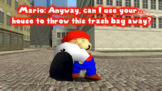 Mario's GARBAGE Day смотреть онлайн