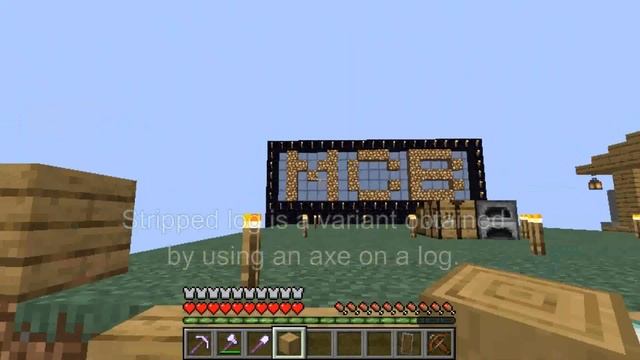 Minecraft Survival: How to Make Stripped Oak Log смотреть онлайн