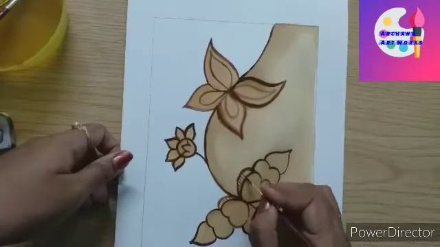 DRAW BUTTERFLY WITH COFFEE PAINTING TECHNIQUE STEP BY STEP FOR KIDS смотреть онлайн