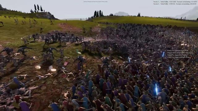 600,000 SPARTANS & LASER KNIGHTS vs 2,100,000 ORCS & WEREWOLVES | Ultimate Epic Battle Simulator 2 смотреть онлайн