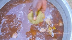 GIANT STINGRAY Fish Cooking | Monster SeaFood Stingray Fish Cutting and Cooking | Thirukkai Kulambu