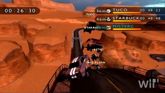 Trackmania Wii™ - Multiplayer Modes смотреть онлайн