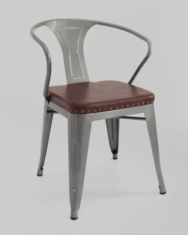 Стул TOLIX ARMS SOFT. Стул из коллекции TOLIX с подлокотниками в оригинальном дизайне смотреть онлайн