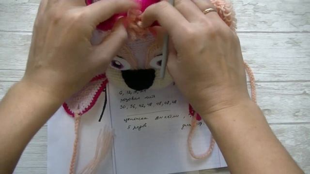 ЩЕНЯЧИЙ ПАТРУЛЬ. ШАПКА "СКАЙ" крючком. Краткое описание и схема вязания. смотреть онлайн