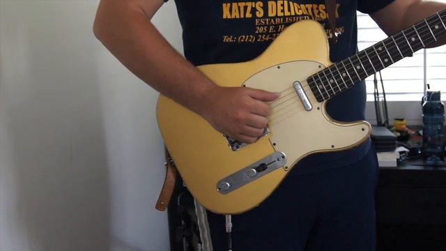 Danocaster T Style with Peter Florence TE60 Pickups (Dirty) смотреть онлайн