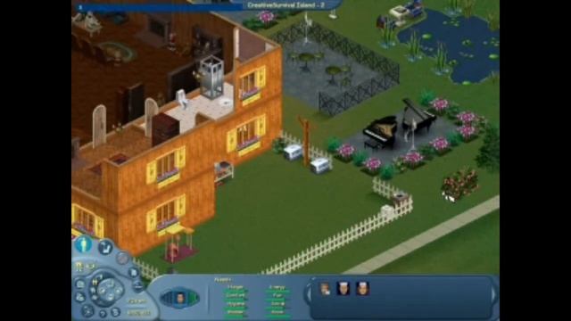The Sims EA-Land Creative Survival Island English Game Play