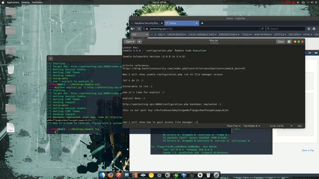 Joomla 3.4.6 Rce to File manager access смотреть онлайн