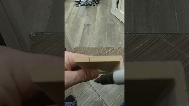 Наличник на дверную коробку в нестандартной ситуации. смотреть онлайн