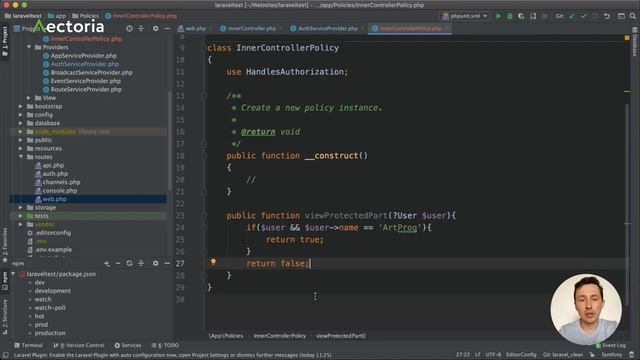 Laravel Policies. Как организованно проверять права пользователей смотреть онлайн