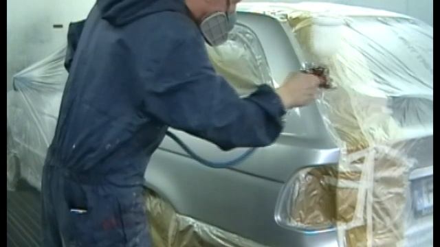 Покраска лаком в 2 слоя пистолетом Devilbiss - T1 смотреть онлайн