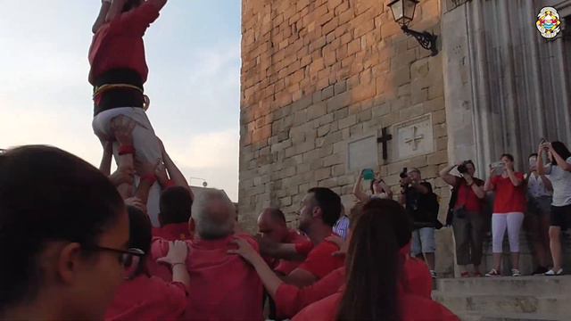 P4cam (escales) Castellers de l'Alt Maresme @ Blanes Santa Anna (26/07/2018) смотреть онлайн