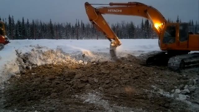 рыхление грунта эускаватором смотреть онлайн