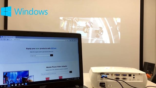 EZCast Wireless Display Adapter for Acer Projector смотреть онлайн