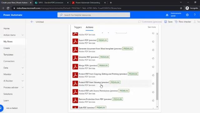 PowerAutomate - Protect PDF with Password смотреть онлайн