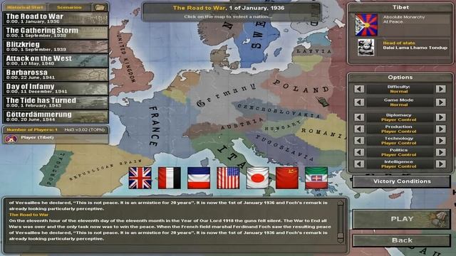 Lets play Hearts of Iron 3 For the Motherland EP 1: Nation selection смотреть онлайн