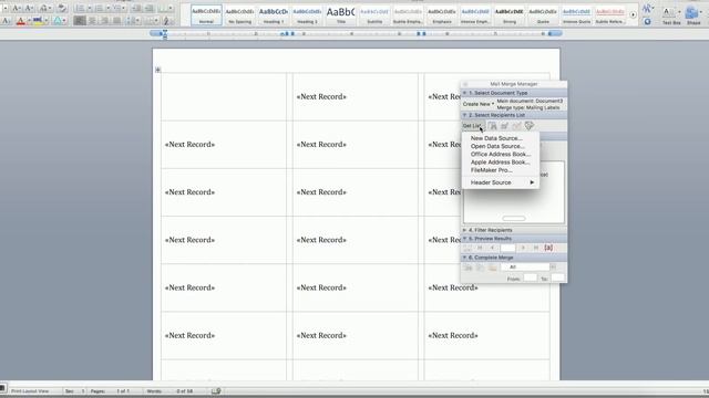 How to do a Mail Merge in Microsoft® Word for Mac® 2011 смотреть онлайн