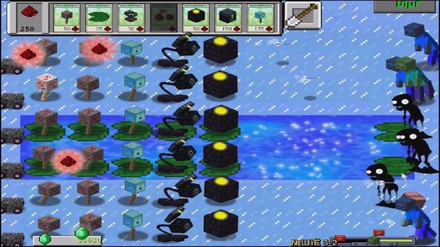 Майнкрафт напал на растение против зомби смотреть Minecraft Plants vs zombie От Фаника 9 смотреть онлайн