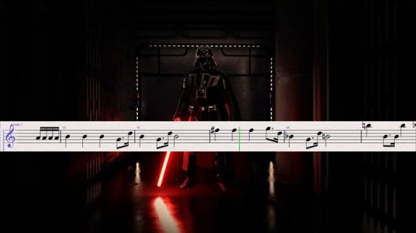STAR WARS IMPERIAL MARCH - Easy Violin Tutorial Sheet Music Notes!
