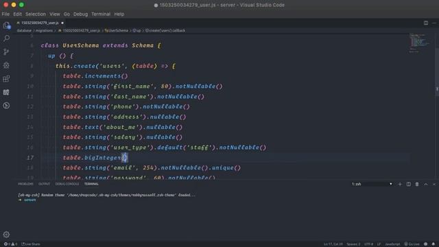 Adonisjs Installation & database migrations смотреть онлайн