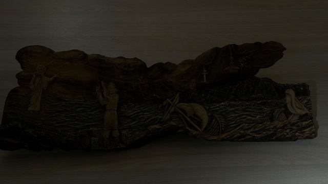 Мастер глубокой резьбы по дереву Плискин Валентин Иосифович