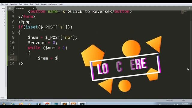 reverse number using php | php program to reverse number | how to reverse number in php | php basic смотреть онлайн