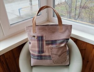 Сумка из старых джинсов #5.