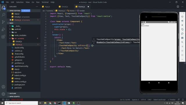 Cara Pindah Screen di React Navigation - Tutorial React Native 2021 (50/54) смотреть онлайн