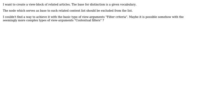 Drupal: Creating a "Related pages" view which also excludes the current node смотреть онлайн