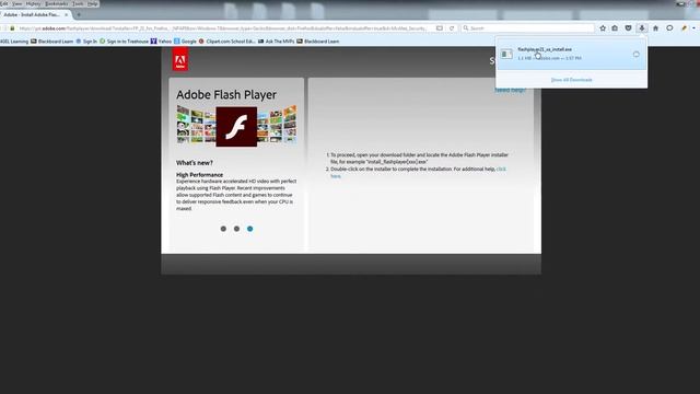 Flashplayer in Mozilla Firefox смотреть онлайн