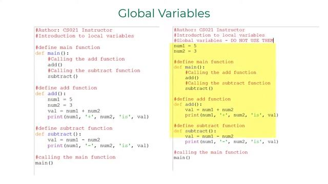 5.3 Local vs Global variables смотреть онлайн