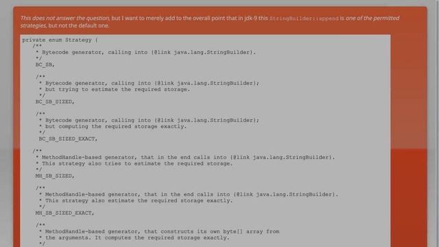 When was Javac StringBuilder/StringBuffer optimization introduced? смотреть онлайн
