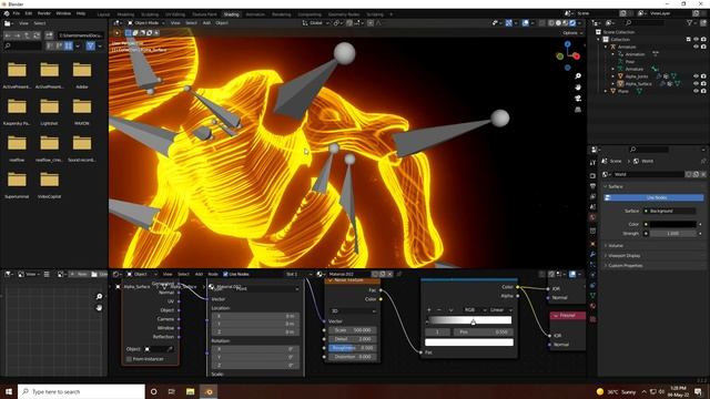 Easy Hologram Shader Blender Tutorial with Geometry Nodes смотреть онлайн