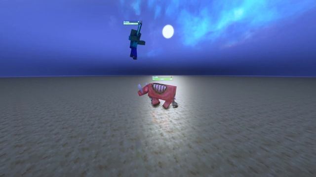 ZOMBIE DIAMOND SWORD VS EVERY MC MOB Minecraft Mob Battle смотреть онлайн